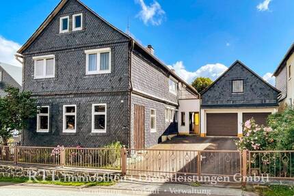 Wohnhaus mit Werkstatt, Garagen & ein schöner Garten (A1596) - Wurzbach Heinersdorf