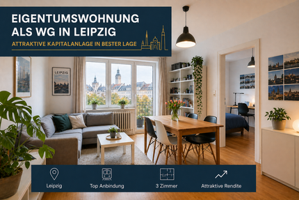 Wohnung zum Kaufen in Leipzig 234.600,00 € 65.84 m²