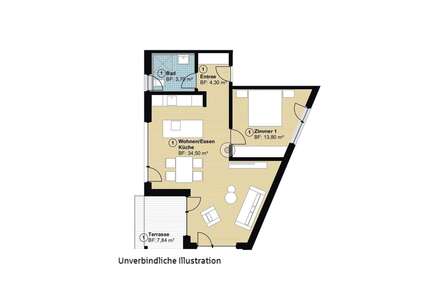 Wohnung zum Kaufen in Hildrizhausen 363.000,00 € 60 m²