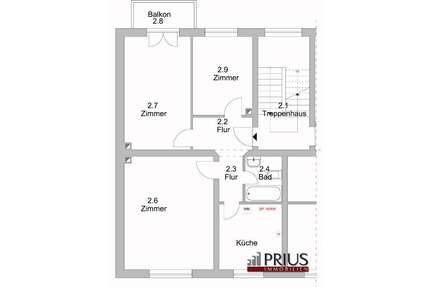 Wohnung zum Mieten in Frankfurt 1.100,00 € 71 m²