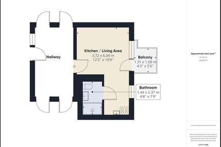 Wohnung zum Mieten in Berlin 825,00 € 23.1 m²