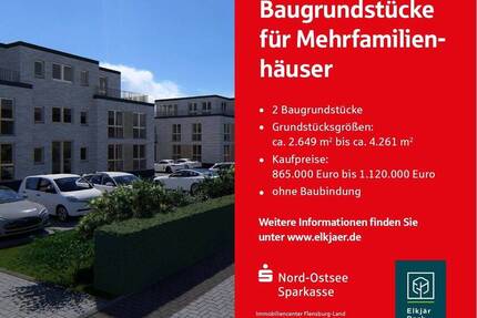 Zu Hause im Herzen Angelns! Wählen Sie aus 2 Baugrundstücken für Mehramilienhäuser - Mittelangeln Satrup