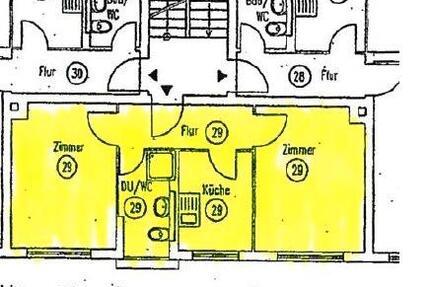 sanierte 2 Zimmer Wohnung -WG geeignet- am Enzauenpark - Pforzheim Weststadt