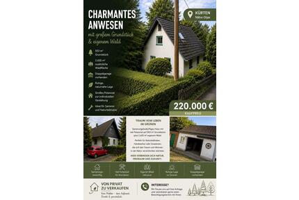 Einfamilienhaus im grünen zu verkaufen - Kürten