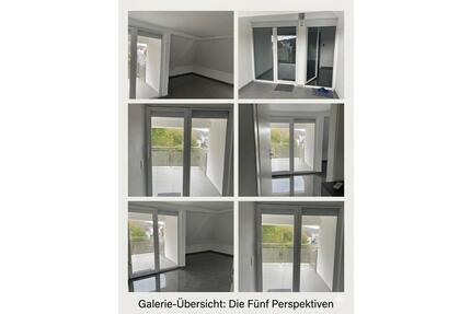 Helle Dachgeschosswohnung mit Ausbau und Balkon 100 qm WARM 950 - Hösbach