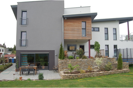 Architektenhaus in Feldrandlage mit ca. 350m² Wohnfl. und ca. 802m² Grundst.! - Büttelborn