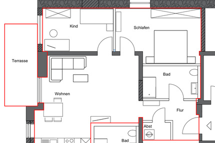 Wohnung in Warburg-Ossendorf zu vermieten