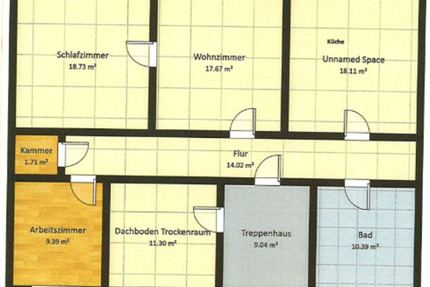 Helle Dachgeschosswohnung: 3 Zimmer plus Wohnküche, modernes Bad - Gelsenkirchen Gelsenkirchen-Mitte