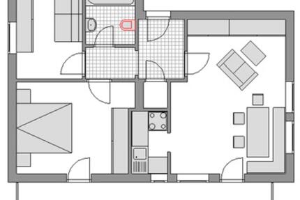 schöne&helle&ruhige 3 Zimmerwohnung mit Balkon & EBK in Bodenmais