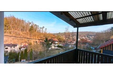 Unverbaubarer Blick - massives Haus in Wippra mit Dachreserve - Sangerhausen