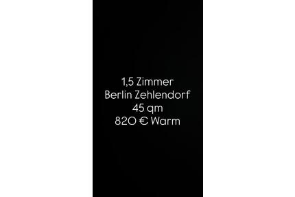 1,5 Zimmer Wohnung frisch saniert Zehlendorf Einbauküche - Berlin Mitte