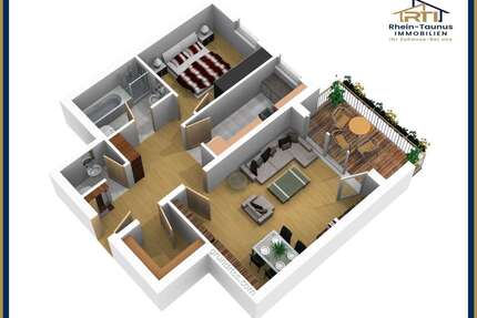 Wohnung zum Mieten in Ötzingen 586,00 € 63 m²