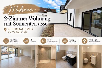 2 Zimmer Wohnung Heimbach - Weis Neubau Haustiere Terrasse EG - Neuwied Block