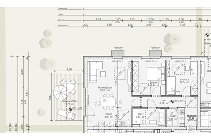 **Provisionsfrei** Wohnung 85 m² Wohnfläche+200 m² Garten - Berlin Steglitz-Zehlendorf