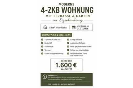 4 ZKB Wohnung Saarbrücken am Weinbergweg - Sankt Wendel