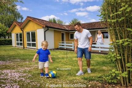 Meerzeit an der Seenplatte: Ferienhaus in absoluter Bestlage im Ferienpark Mirow