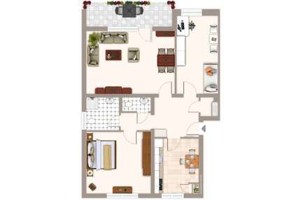 Wohnung zum Mieten in Mönchengladbach 739,00 € 77 m²
