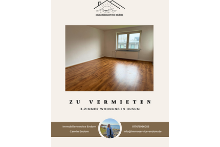Wohnung zum Mieten in Husum 500,00 € 70.21 m²