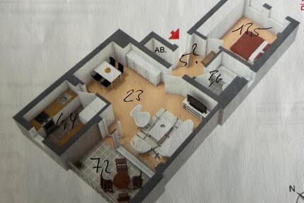 Unterhaching 58 qm Wohnung am Ortspark ab 01.08. frei