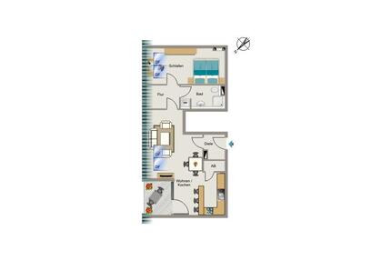 Bezugsfertige Wohnung - Einfach Möbel rein und Füße hoch! - Bonn Auerberg