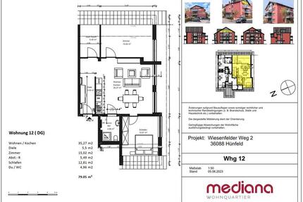 3-Zimmer Wohnung im Betreuten Wohnen für Senioren in Hünfeld