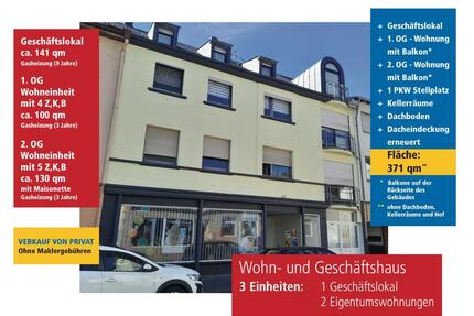 Sonniges Wohn- und Geschäftshaus - Lahnstein