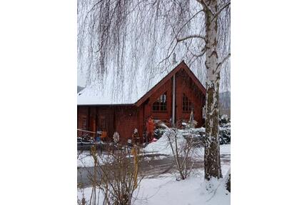 Modernes energieeffizientes Wohnhaus im Blockhausstil - Volkmarsen