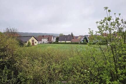 Hofstelle mit Dreifach-Garage und Scheunen - Oberdachstetten