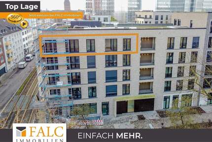 Just do it ! Neubau-Wohnung nur 500 Meter vom Rheinturm entfernt - Düsseldorf Unterbilk