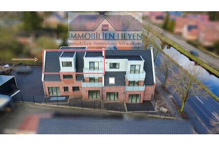 Neubau-Erstbezug: Energieeffiziente 2-Zimmer-Dachgeschosswohnung (KfW 40) - Papenburg