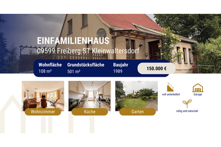 Haus zum Kaufen in Freiberg 150.000,00 € 108 m²