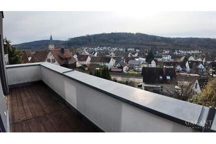Architekten-Doppelhaushälfte mit Dachterrasse und Kamin! - Lorch