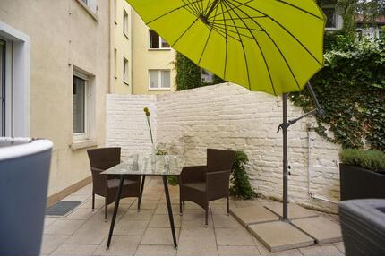 Vollmöbliertes Apartment in Dortmund City mit Terrasse