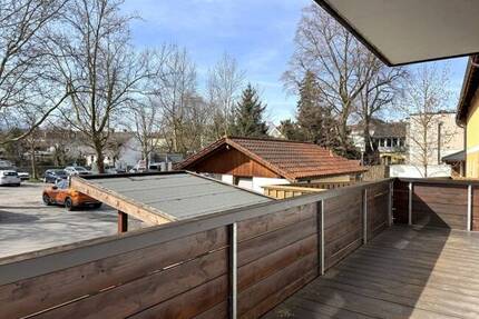 Murnau: zentrale 3 Zimmer Wohnung mit großem Balkon