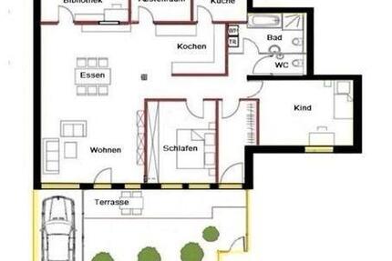 Provesionsfreie kernsanierte 5 Zimmerwohnung in Top Lage - Göppingen Bruckwasen