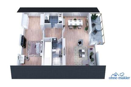 Wohnung zum Mieten in Brombachtal 780,00 € 78 m²