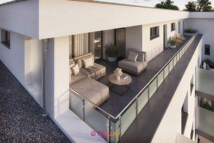 Neubau mit Rückzugspotenzial - harmonische 3 Zimmer im Penthouse-Flair mit ruhiger Dachterrasse - Wolfenbüttel Stadtgebiet