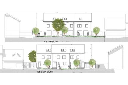 2 Neubau-Stadthäuser als Mittelhäuser - Rastatt