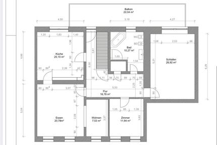 Wohnung 130m2 3 Zimmer - 900,00&nbsp;EUR Kaltmiete, ca.&nbsp; 130,00&nbsp;m&sup2; in Auerbach in der Oberpfalz (PLZ: 91275)