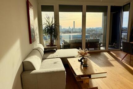 Exklusive 3-Zimmer-Neubau (6. OG) mit Weitblick und Parknähe - München Schwabing-Freimann