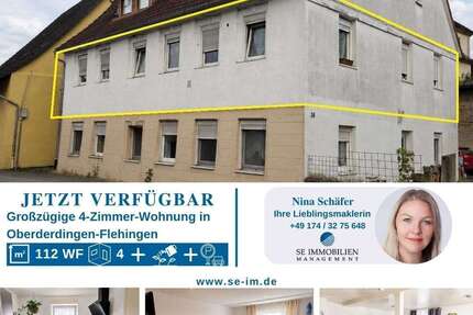 Wohnung zum Kaufen in Oberderdingen-Flehingen 169.000,00 € 112.15 m²