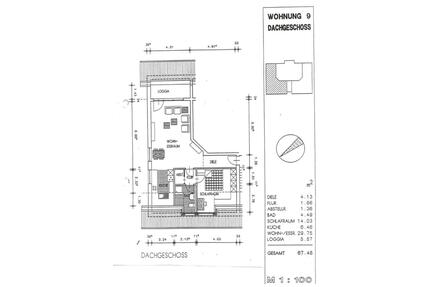 2 Raumwohnung im Dachgeschoss (3.Etage) - Möckern