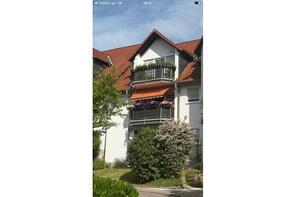 3 Raum Dachgeschosswohnung mit Balkon, Stellplatz, Einbauküche - Bad Berka