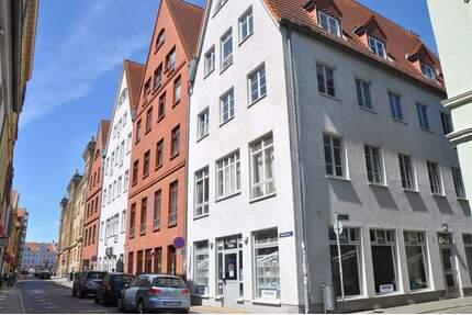 moderne große 2-Zimmerwohnung MaisonetteLoft in der Stralsunder Altstadt mit Tiefgarage WE 28