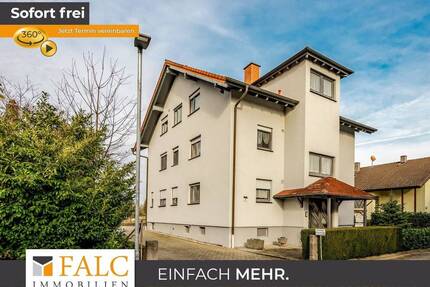 Sofort bezugsfreie 4-Zimmer-Wohnung mit Balkon am Ortsrand !! - Au am Rhein