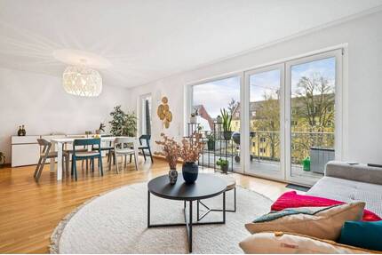 Großzügig & Lichtdurchflutet: Neuwertige 3-Zimmer-Wohnung mit Süd-Balkon & hochwertiger Ausstattung - München Milbertshofen-Am Hart