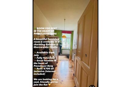 Cozy Furnished Room in in Prenzlauer Berg - Berlin Pankow
