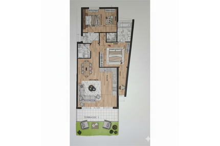 Wohnung zum Kaufen in Frankfurt am Main 379.000,00 € 91 m²