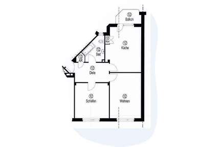 Wohnung zum Mieten in Düsseldorf 1.080,00 € 78 m²