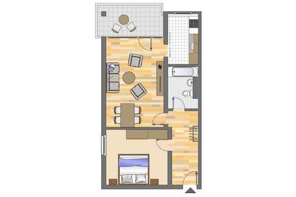 Wohnung zum Mieten in Dortmund 294,70 € 57 m²